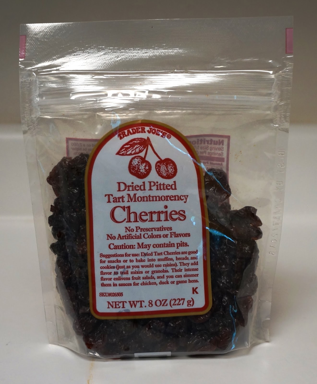Exploring Trader Joe's Trader Joe's dried cherries