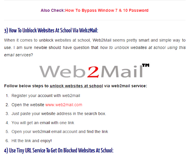 How to get on blocked websites at school