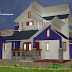 Home plan and elevation 1250 Sq. Ft