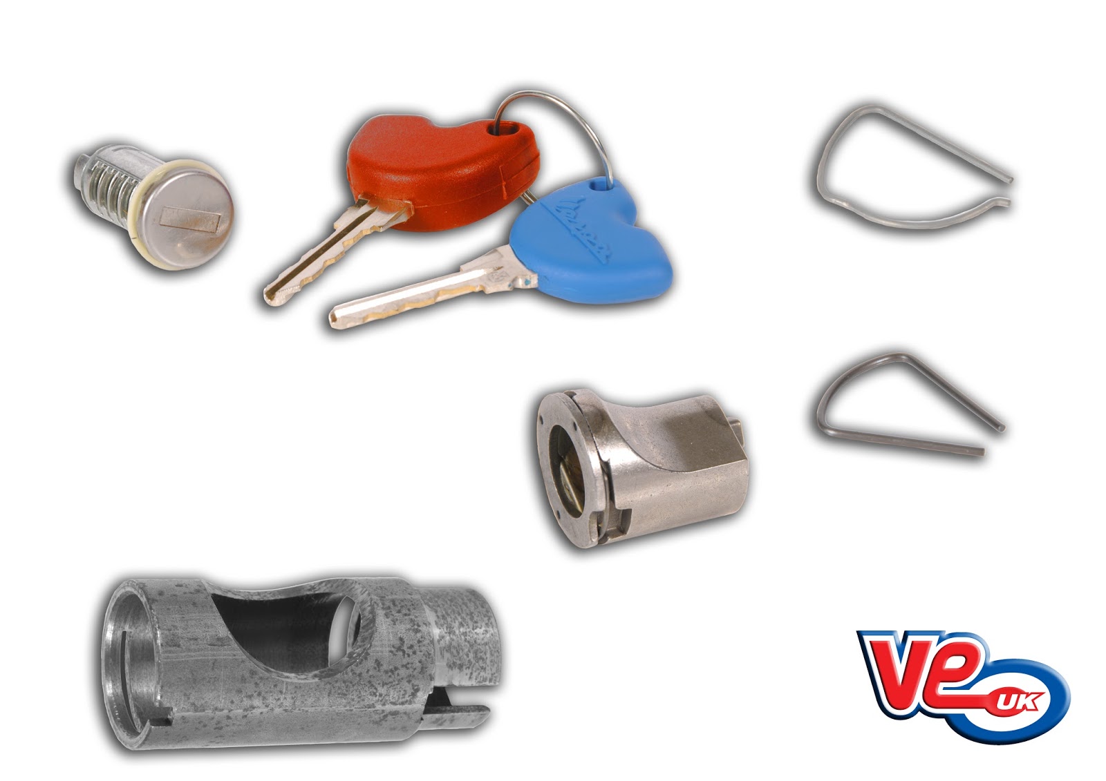 VE Scooter Spares: NEW - Vespa GT\/GTS Replacement Lock Parts