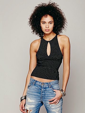 crew neck halter top