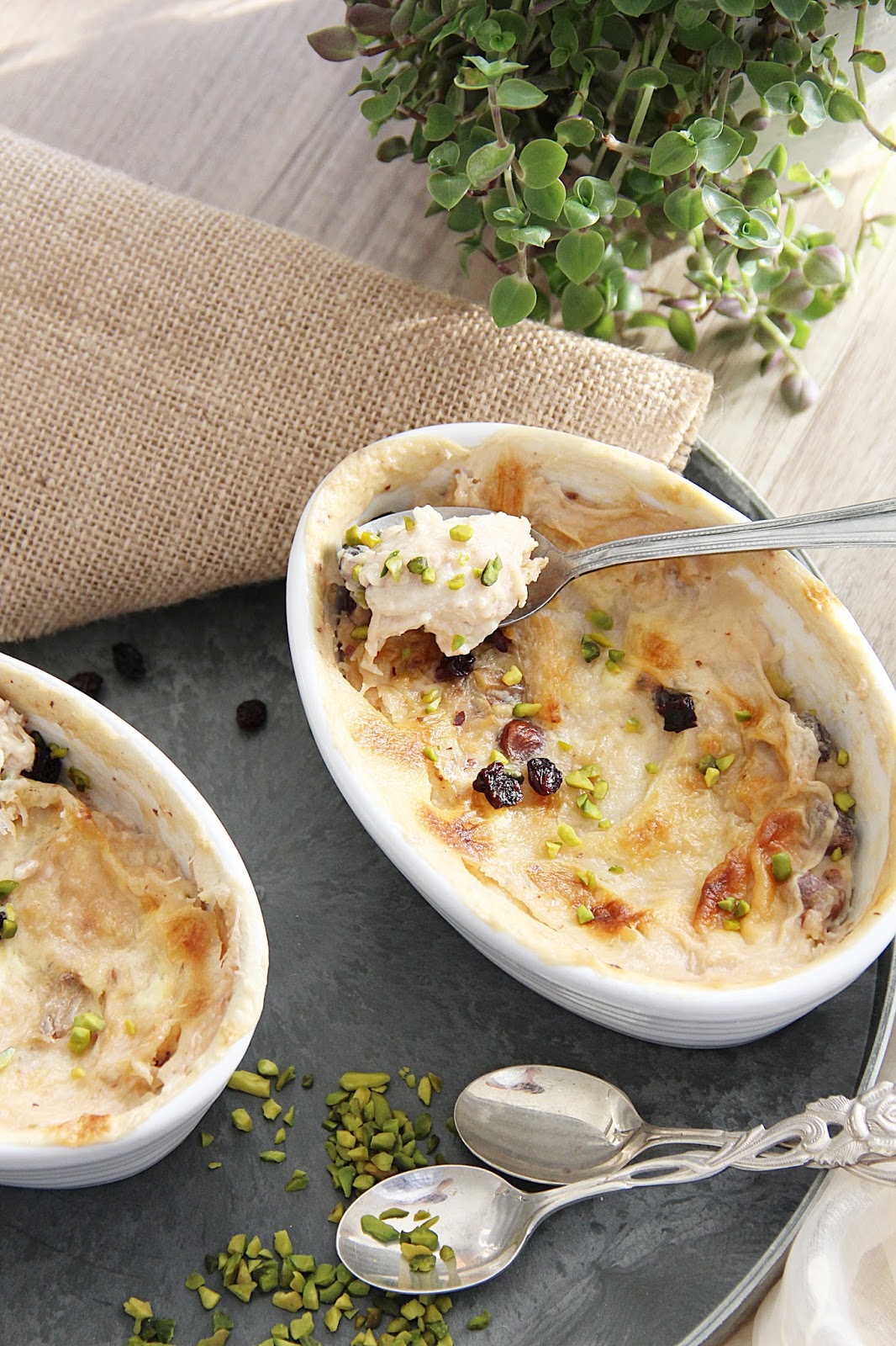 Dr Ola's kitchen Egyptian Puff Pastry Pudding ( Um Ali ) . أم علي