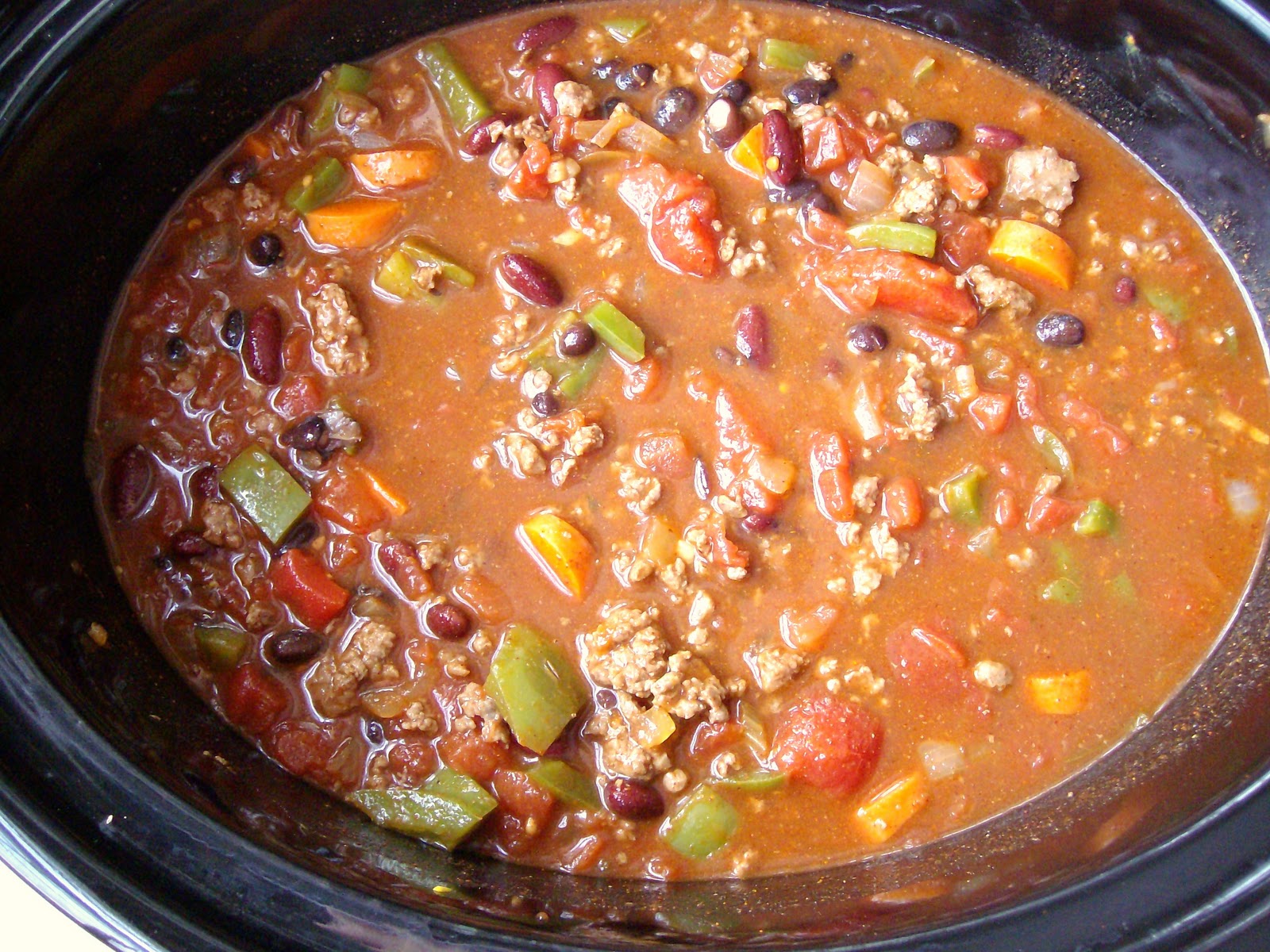 The Foodie RD Very Veggie Beef and Bean Chili