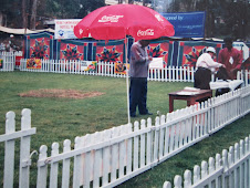 "Judging at the "Ooty Dog Show".(10-5- 1998)