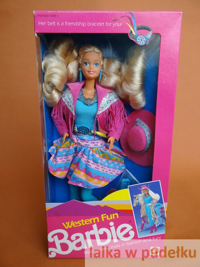 western fun barbie 1989