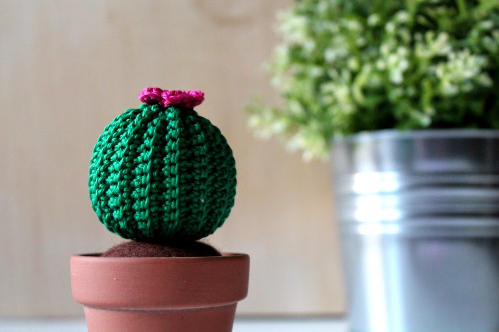 MaryJ Handmade: Tutorial: cactus rotondo amigurumi