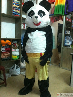 bán thanh lý mascot gấu panda giá rẻ