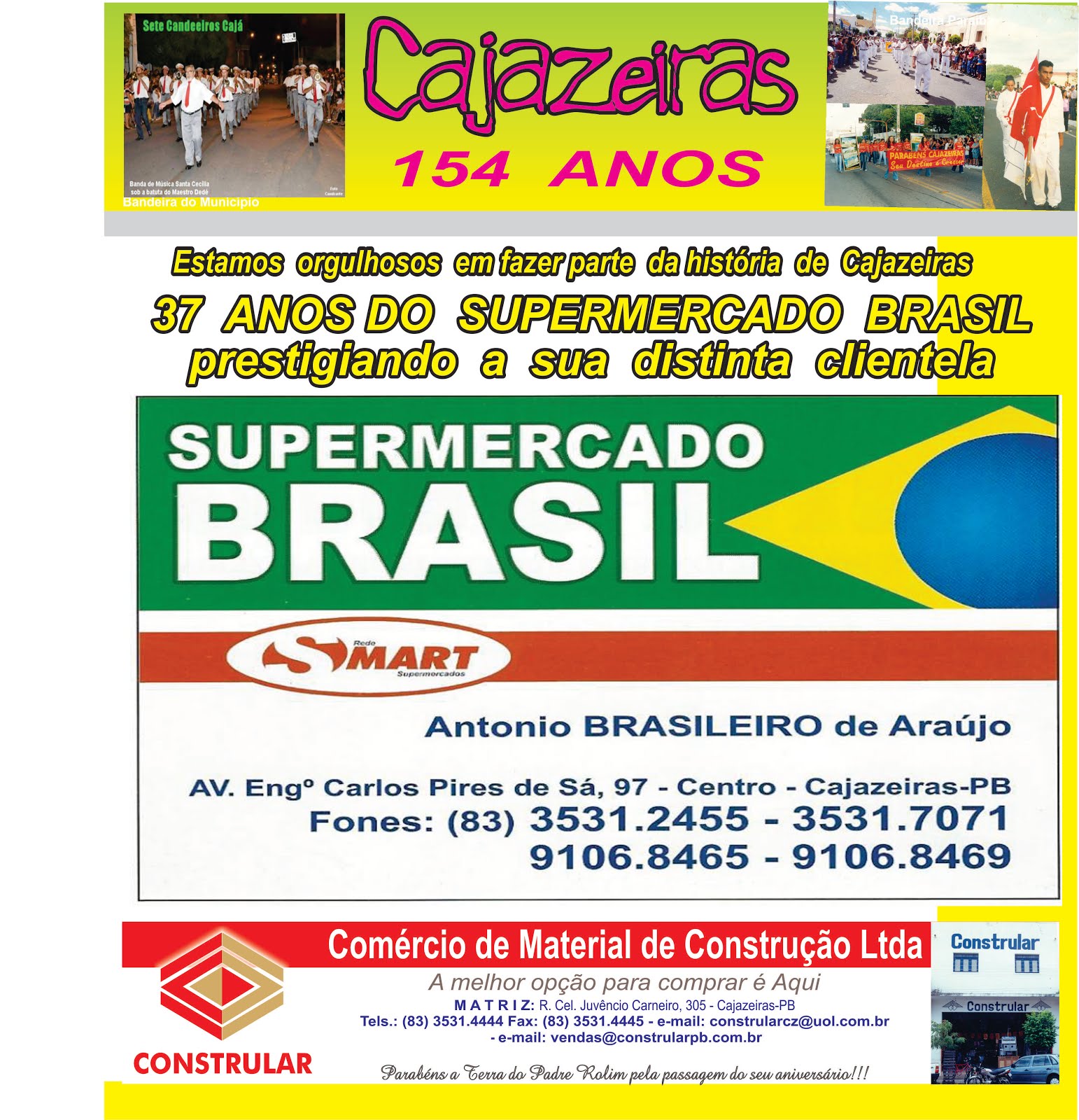 AS CIDADES EM REVISTA FEZ UM  ESPECIAL DE CAJAZEIRAS PB