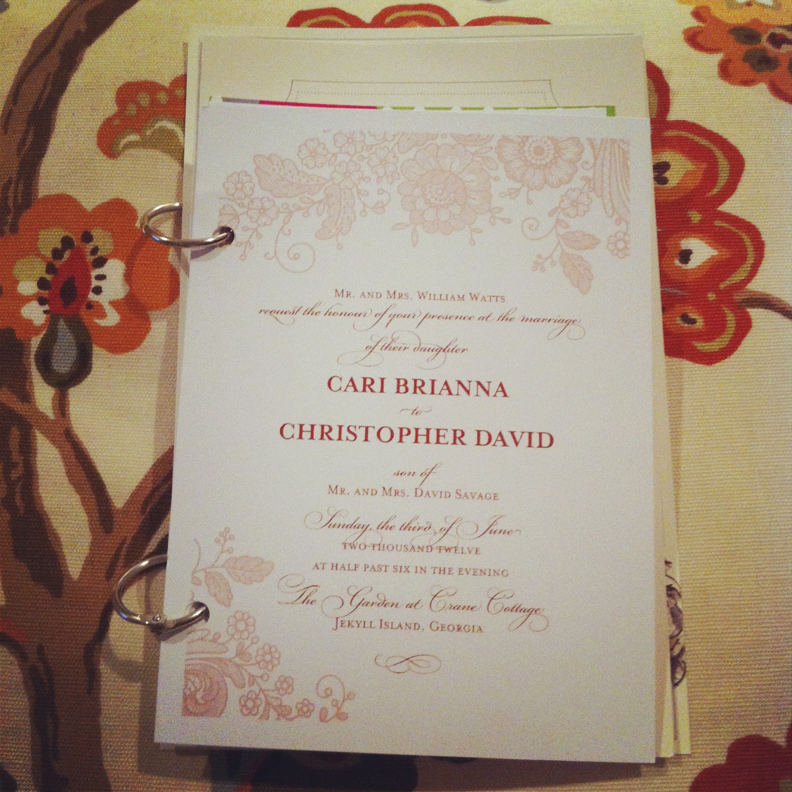 A Lovely Day Tomorrow What to do with Wedding Cards?