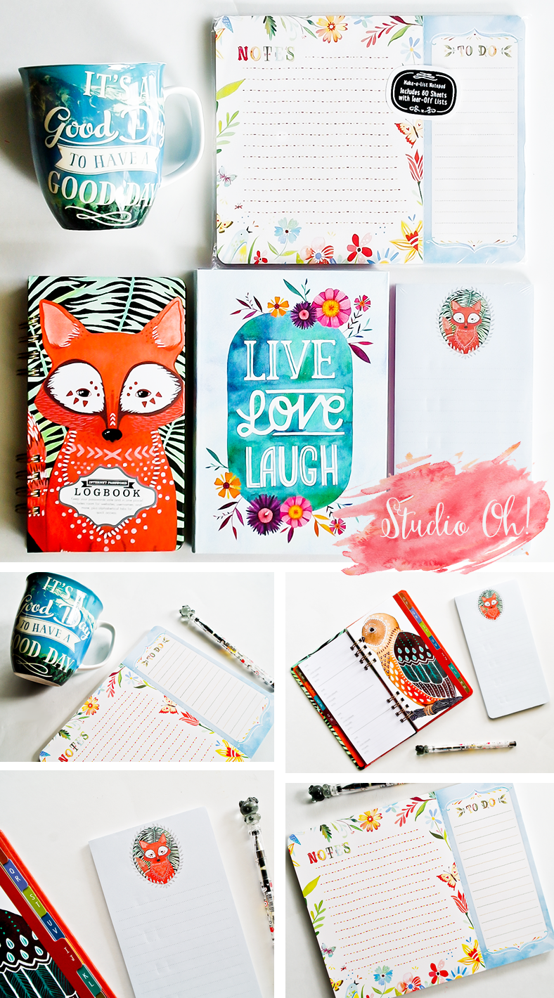 Bookish Lifestyle Product Review + Giveaway Studio Oh! Stationery and Mug