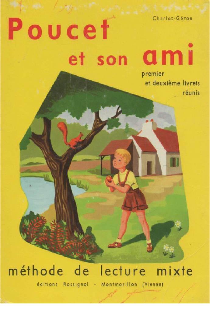 Manuels anciens Charlot, Géron, Poucet et son ami l'écureuil, méthode