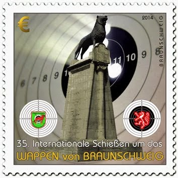 Briefmarke als Aufkleber 2 - Das sind "keine" echten Briefmarken der Deutschen Bundespost