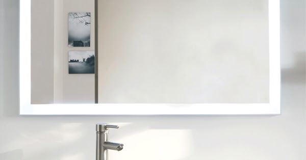 espejo led baño marco aluminio | tu Cocina y Baño