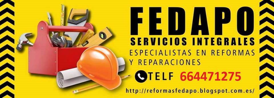  FEDAPO: Empresa de Reformas y Construcción. Fontaneria, Albañilería y Electricidad. Sevilla