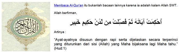 BELAJAR AL QUR'AN ONLINE