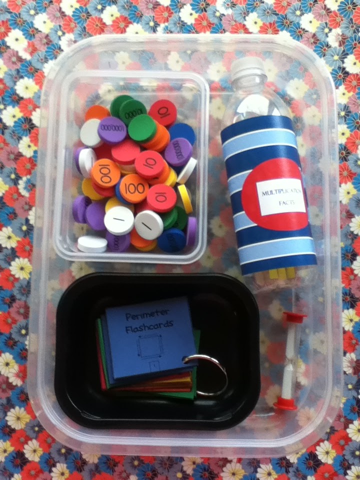 Literacy & Math Ideas: Make Learning Center Bento Boxes!