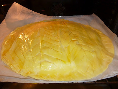 Galette des rois à la frangipane et chocolat