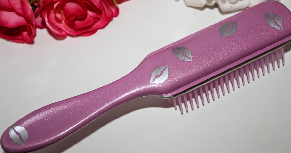 VALENTINES DENMAN D3 KISS 7 ROW BRUSH PRETTY YOUNG THING