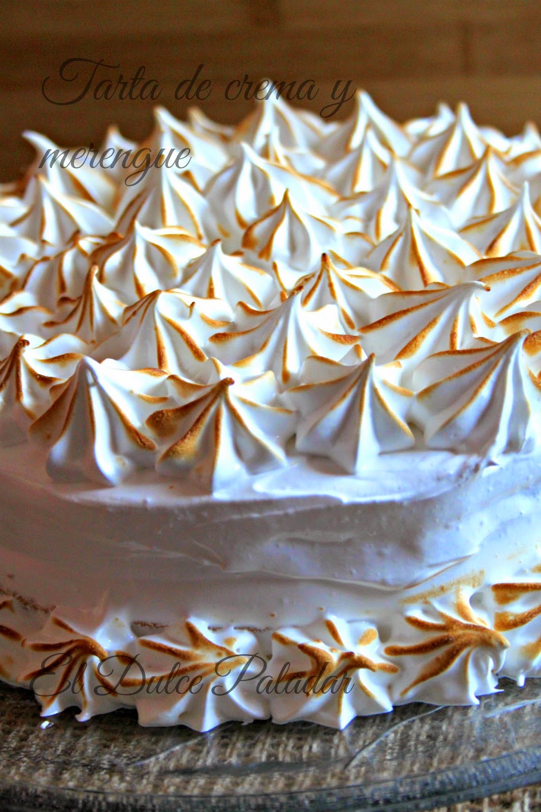 Tarta De Crema Y Merengue