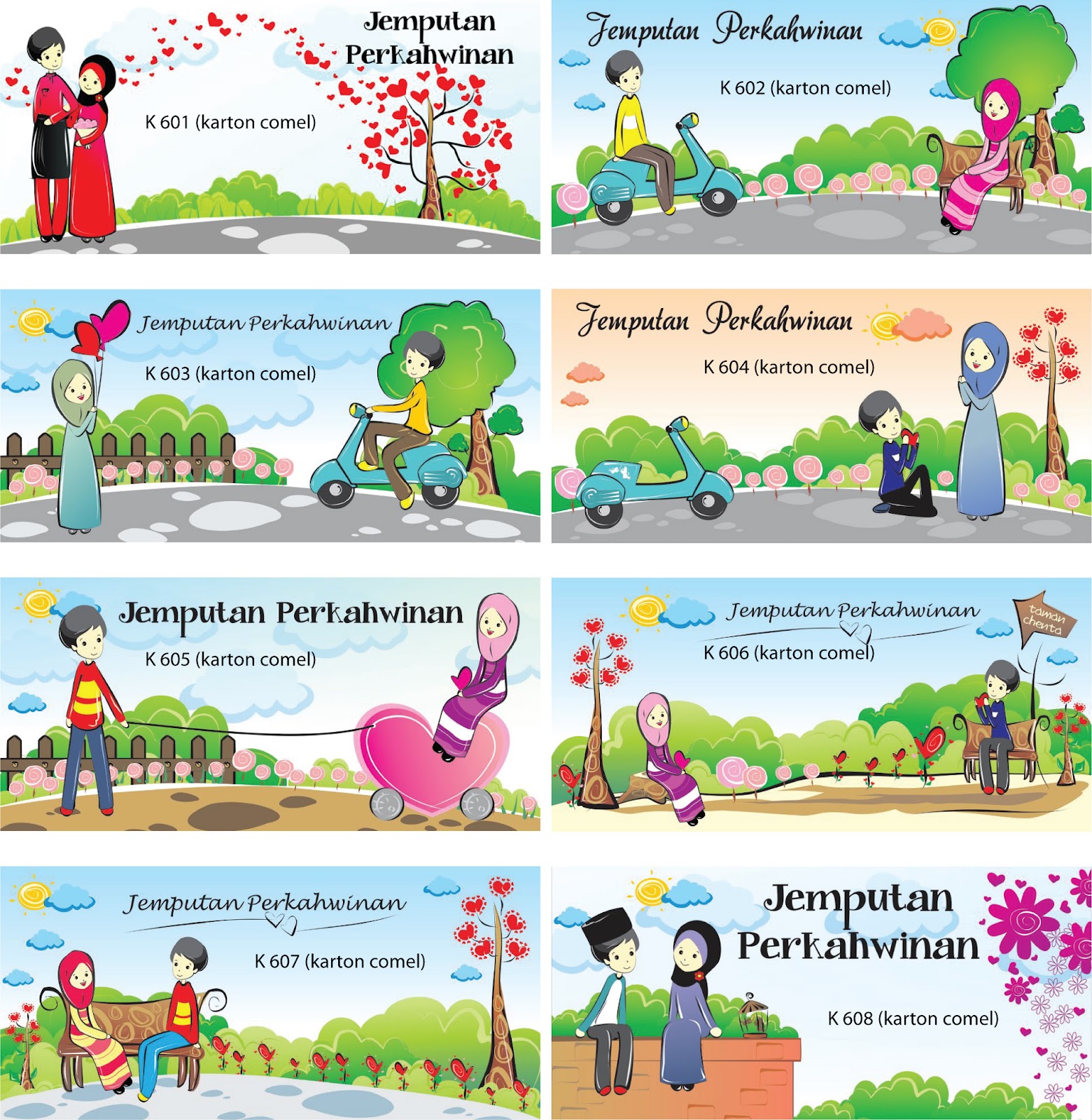 Kad Kahwin Cute