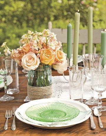 {inspiration} mason jar centerpieces