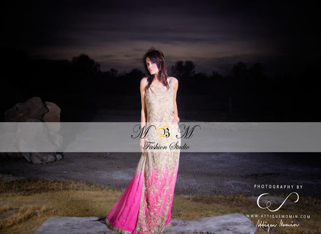MBM Fashion Studio Bridal & Casual Dresses Collection 2013 for Ladies