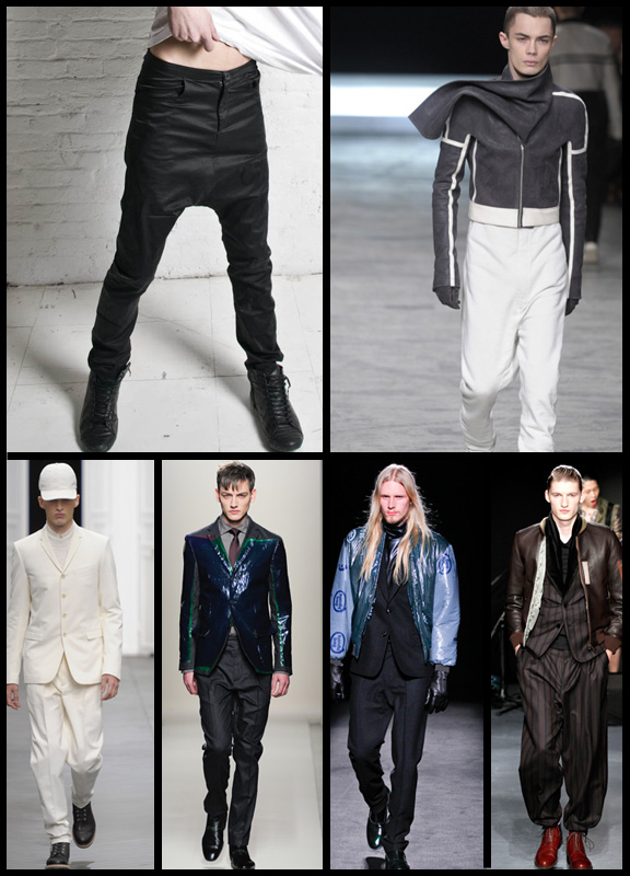 Dropped crotch pants for Men Fashion Mag