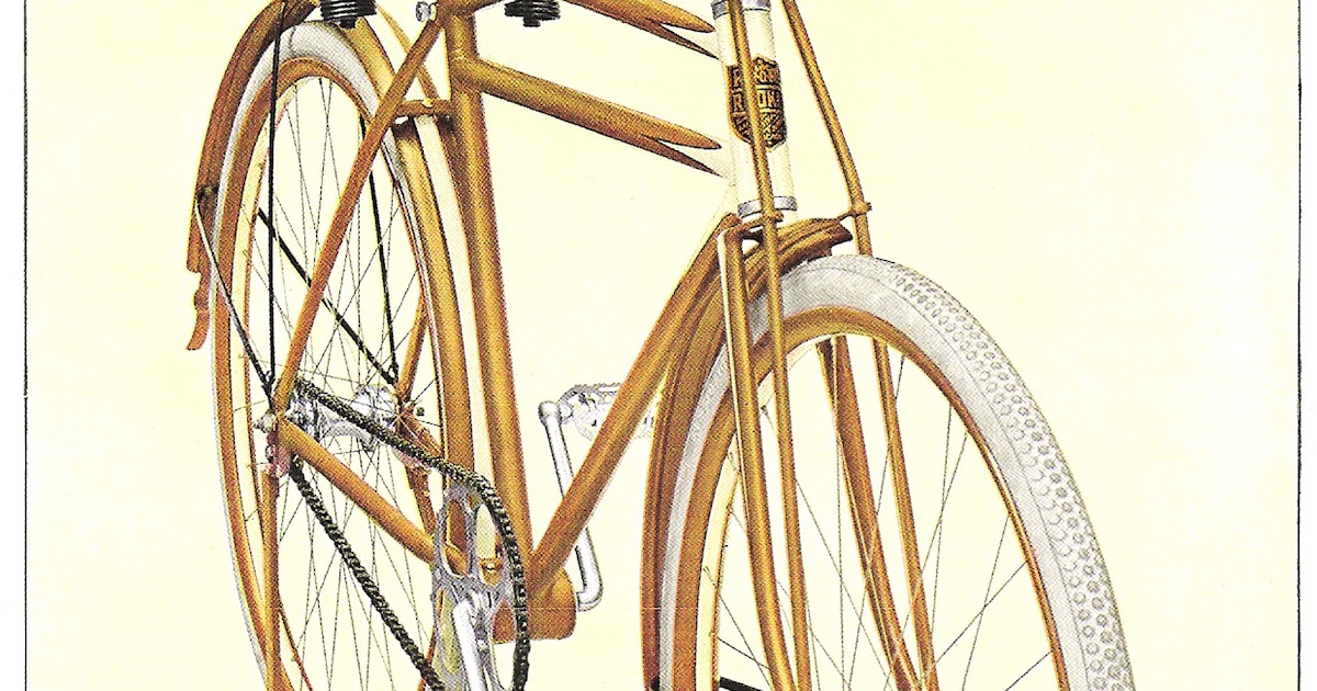 Antique Images: Vintage Bicycle Clip Art: 1913 Advertisement for Gold