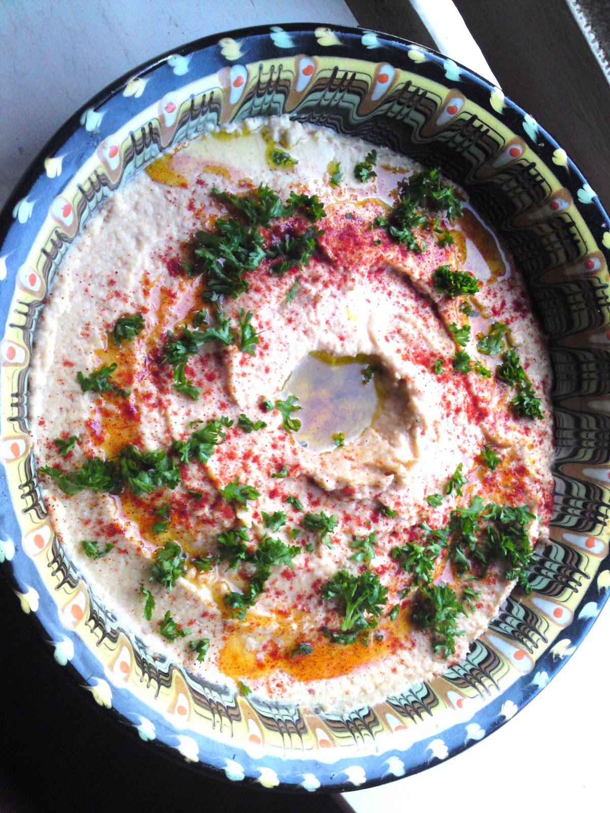 A passion.... Turkish Delight Aubergine dip & Hummus