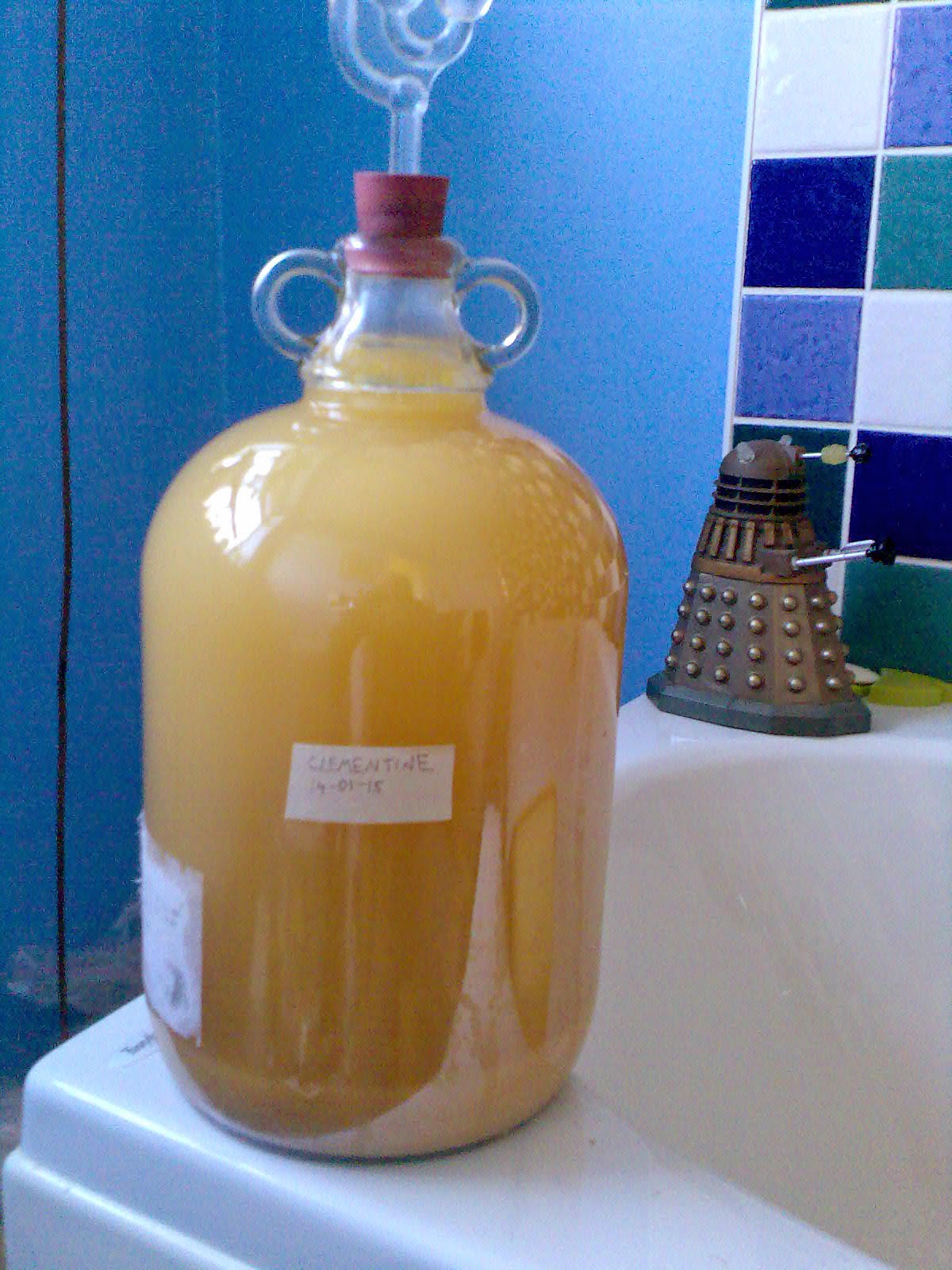 Ben's Adventures in Wine Making Clementine Wine The Making Of