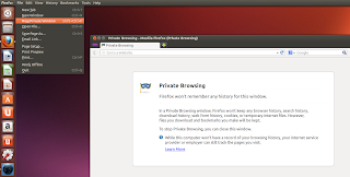 Firefox 20 private browsing Ubuntu