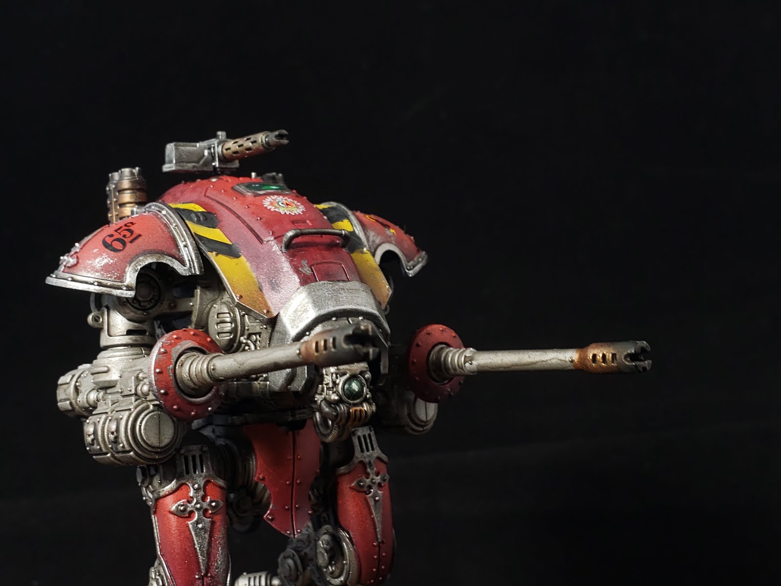 Painting Warhammer 40k Games Workshop Armiger Helverin Dark Angels