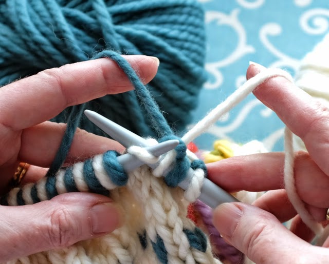 Following "the straight and narrow" in Stranded Knitting!
