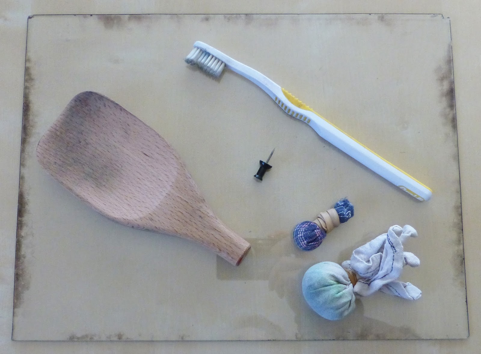 Black and White Everyday Printmaking Supplies