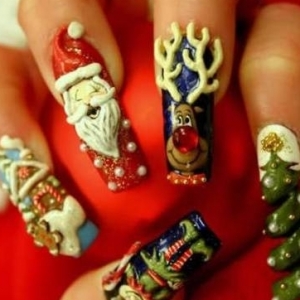 Christmas Nail Art Designs -1 Christmas Nail Art Designs -1