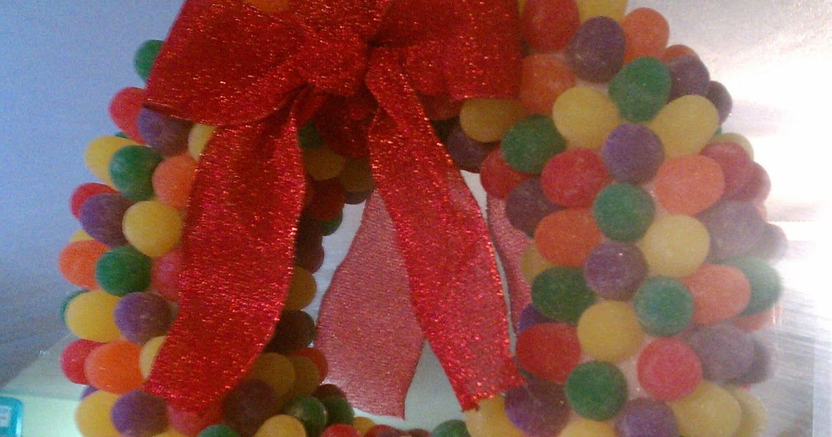 Mom in the Sky... Gumdrop Wreath!