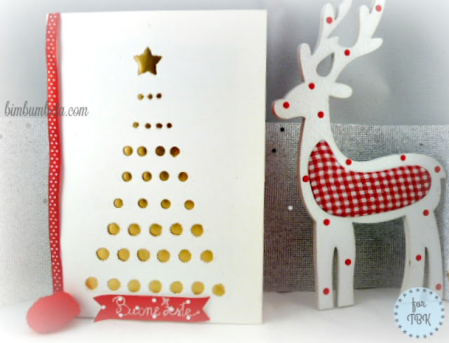 Bim Bum Beta: Un semplice augurio di Natale biglietto minimal-chic