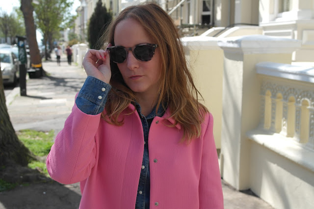 Zara Pink Coat by What Laura did Next