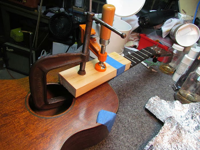 Martin Ukulele Neck Reset Completion Crawls Backward (When Alarmed)