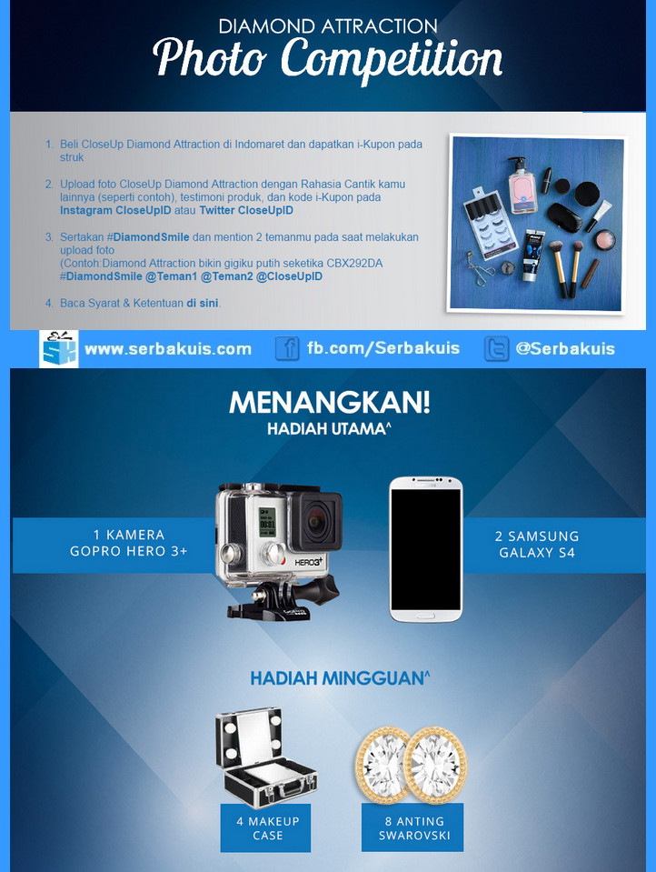 Kontes Foto Closeup Diamond Attraction Hadiah GoPro HERO 3+ Kontes Foto Closeup Diamond Attraction Hadiah GoPro HERO 3+