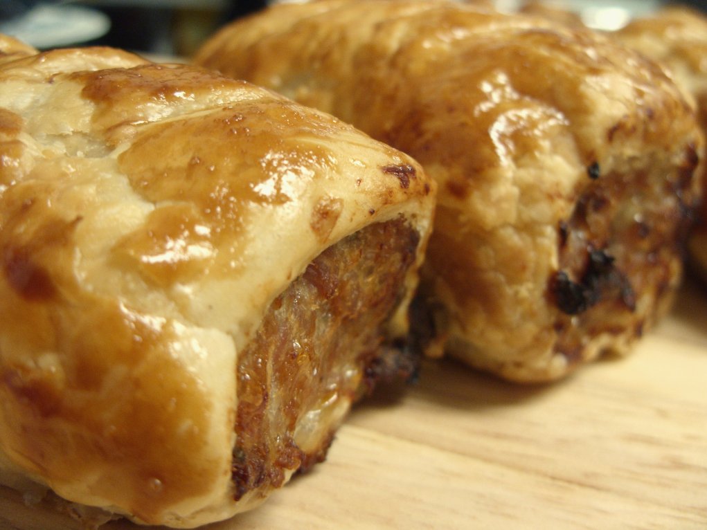 Jenny Eatwell's Rhubarb & Ginger Pork, Leek & Apple Sausage Rolls of