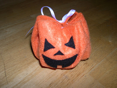 Pumpkin treat bags