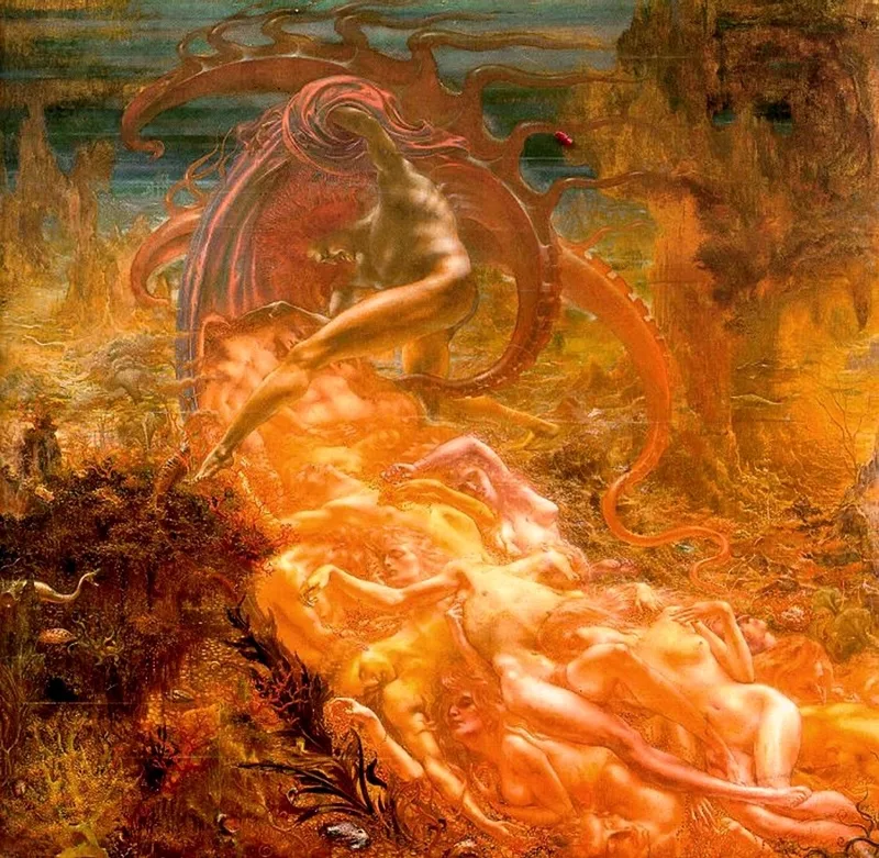 Jean Delville 1867-1953 - pintor simbolista belga  Jean Delville 1867-1953 - pintor simbolista belga