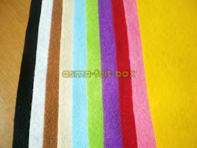 Acrylic Felt PAck 10 COlours