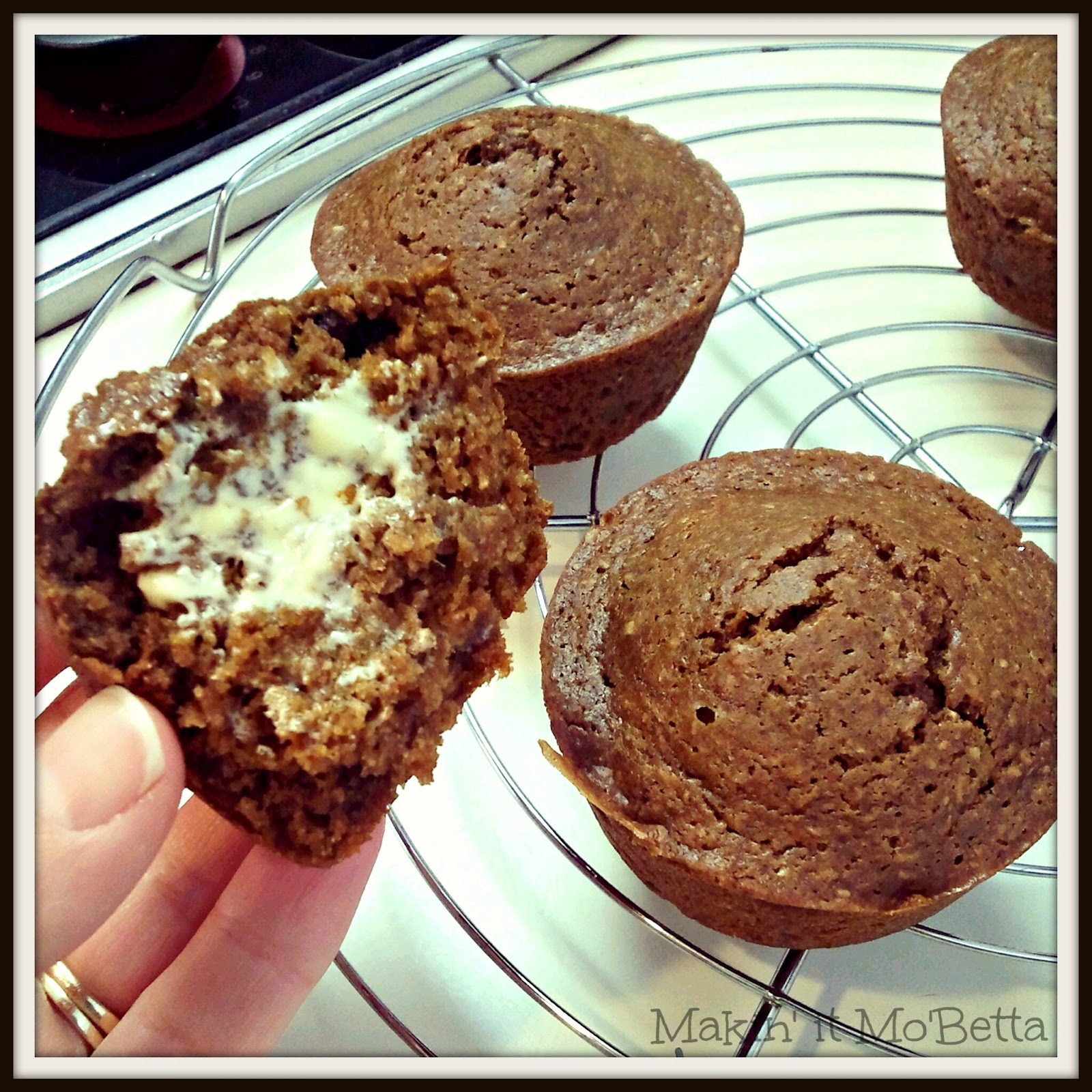 Makin' it Mo' Betta Ginger Molasses Muffins