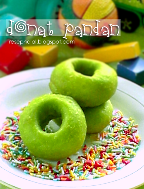 Cara Membuat Donat Halal | donat pandan resep halal Cara Membuat Donat Halal | donat pandan resep halal