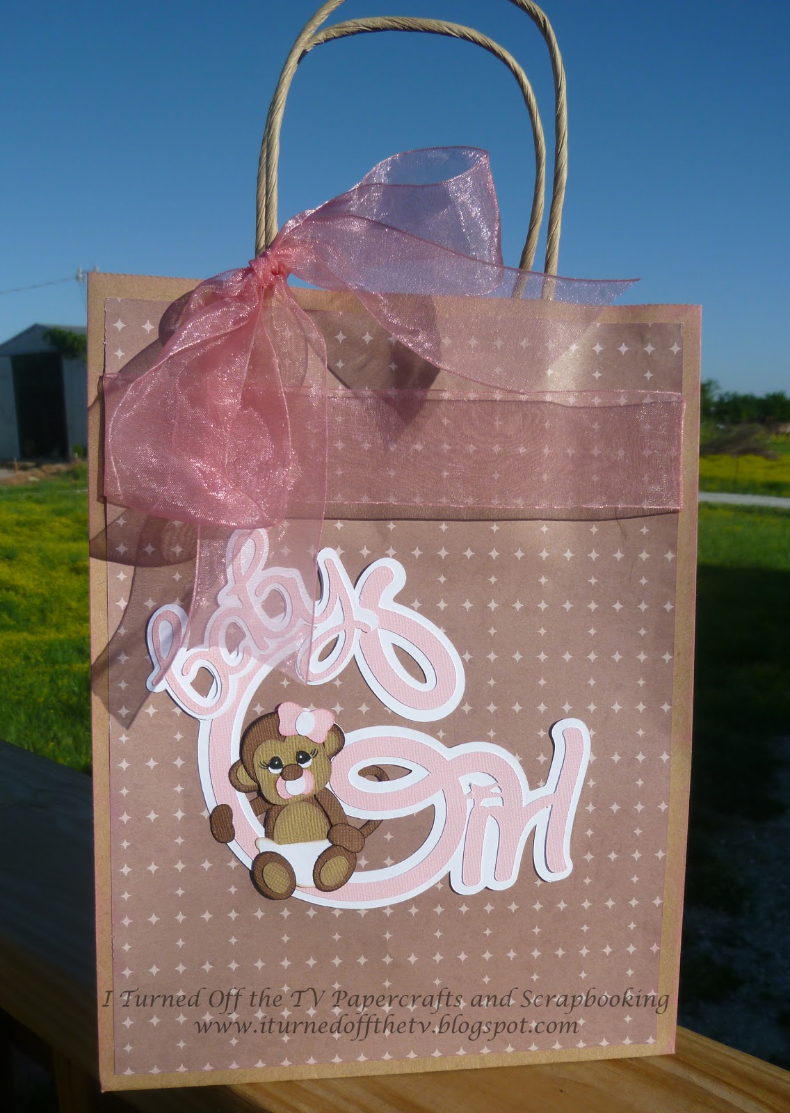 I Turned Off the TV Baby Girl Gift Bag