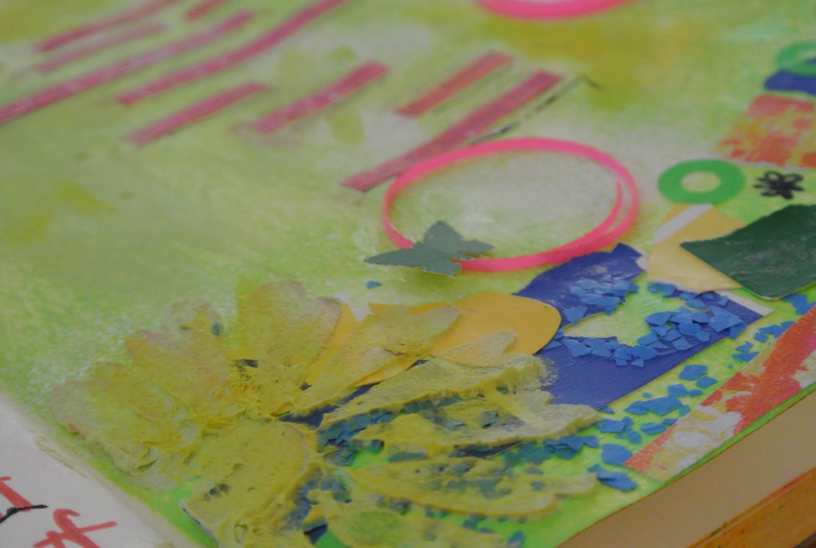 Dylusions spray ink Mel's Art Journal