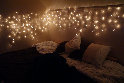 Fairy Lights In Bedroom