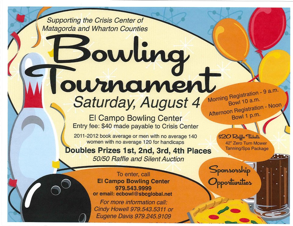 bowling flyer template